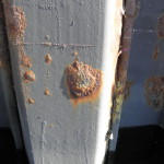 Marine - wharf - abrasive blasting and coating - inspection - sheet pilings - NATA