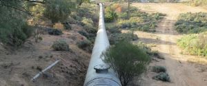 RPAS - water pipeline - obstruction surveillance